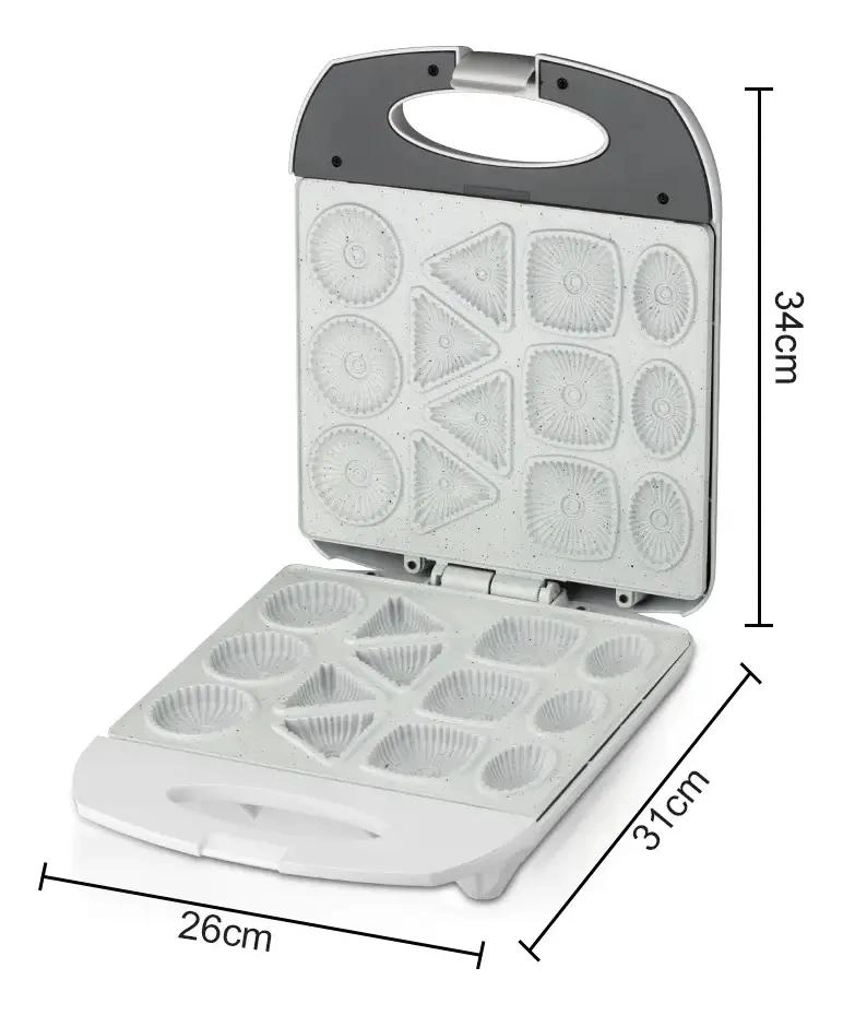 MAQUINA PARA PREPARAR GALLETAS CON MOLDES DE FIGURAS VARIADAS - 4