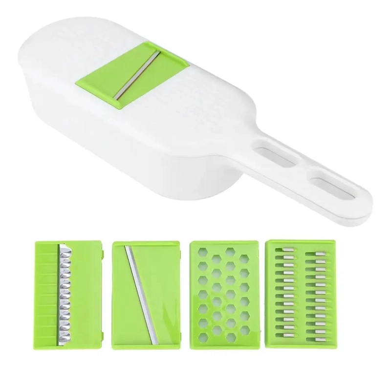 RALLADOR REBANADOR PICADOR CORTADOR PARA ALIMENTOS Y VERDURAS - 1