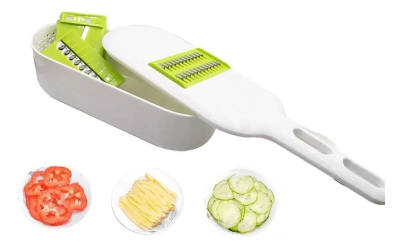 RALLADOR REBANADOR PICADOR CORTADOR PARA ALIMENTOS Y VERDURAS - 2