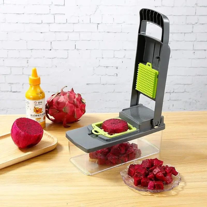 CORTADOR Y PICADOR MULTIFUNCIONAL PARA VERDURAS Y FRUTAS 14 EN 1 - 1