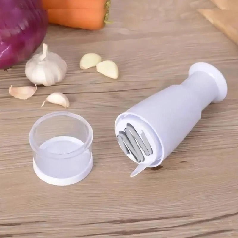 CORTADOR Y PICADOR MANUAL PARA VERDURAS Y AJO CON DISEÑO COMPACTO - 2