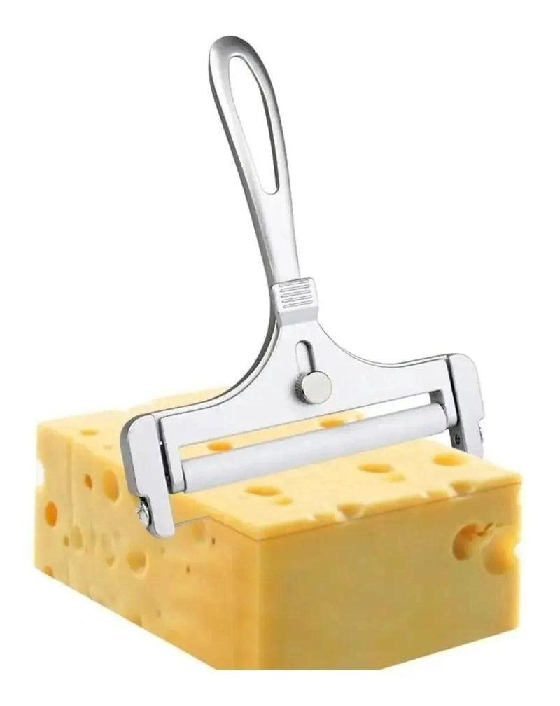 CORTADOR DE ALAMBRE PARA QUESO DE ACERO INOXIDABLE RESISTENTE - 5