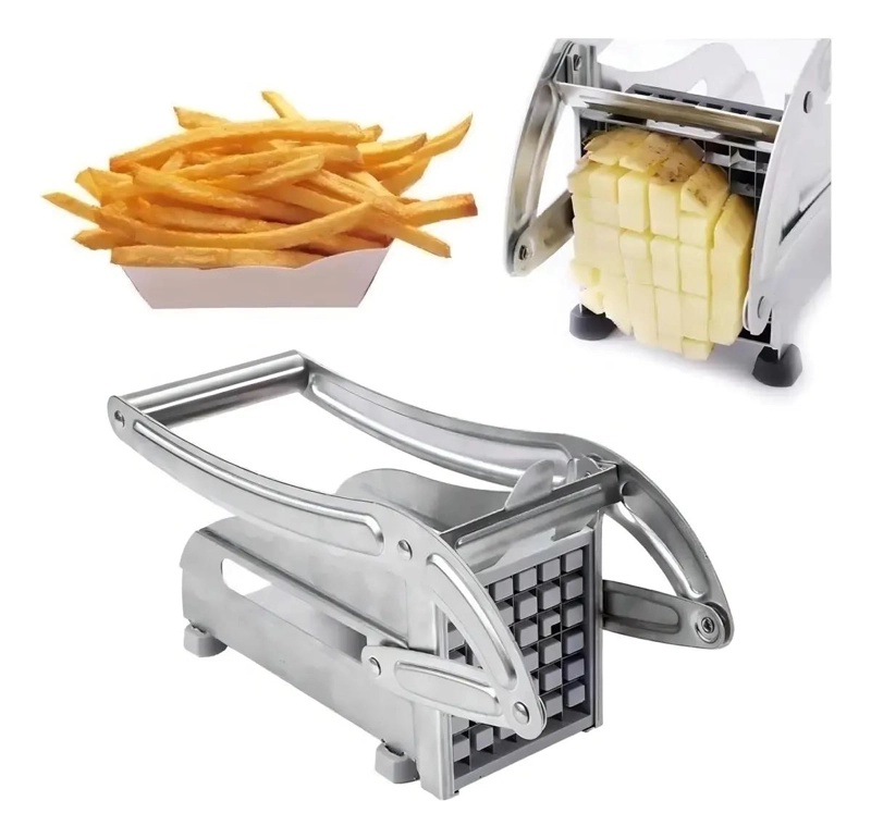 CORTADOR Y PICADOR DE PAPAS FRITAS Y VERDURAS EN ACERO INOXIDABLE - 5
