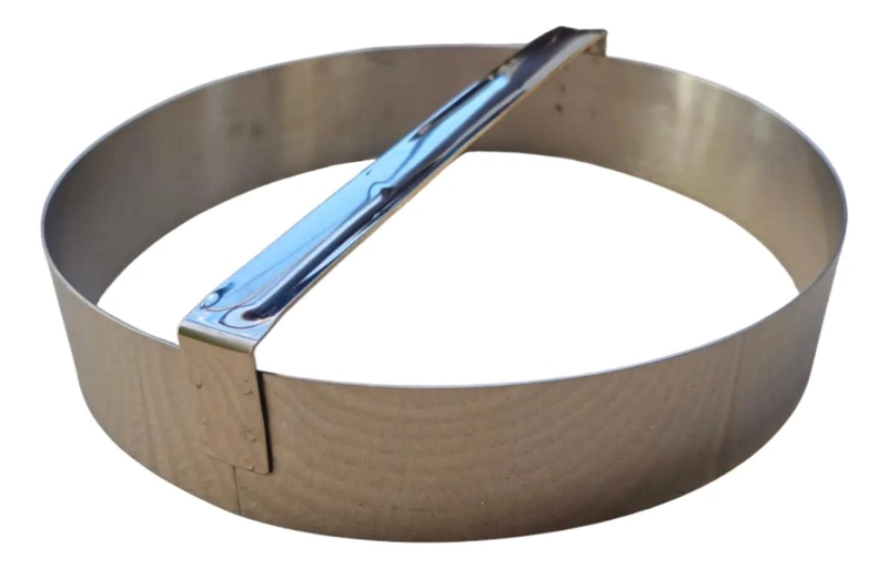 CORTADOR DE MASA DE ACERO INOXIDABLE CON DIAMETRO DE 26 CM - 2