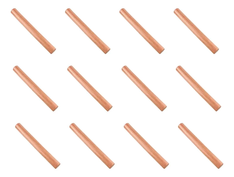 SET DE 12 USLEROS DE MADERA PARA MASAS DE PIZZA Y PAN DE 30 CM - 1
