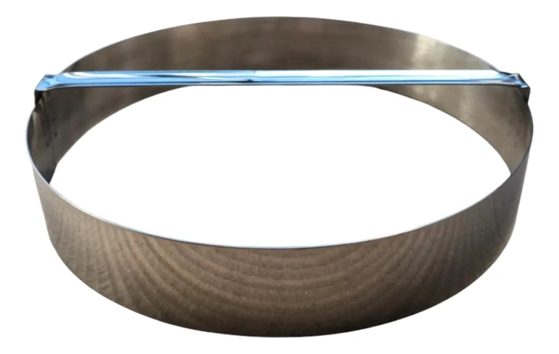 CORTADOR DE MASA DE ACERO INOXIDABLE CON DIAMETRO DE 30 CM - 1