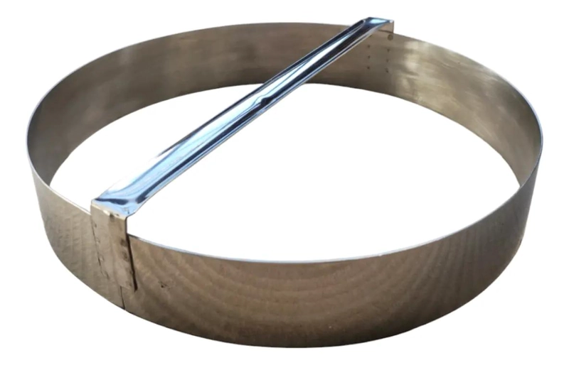 CORTADOR DE MASA DE ACERO INOXIDABLE CON DIAMETRO DE 30 CM - 2