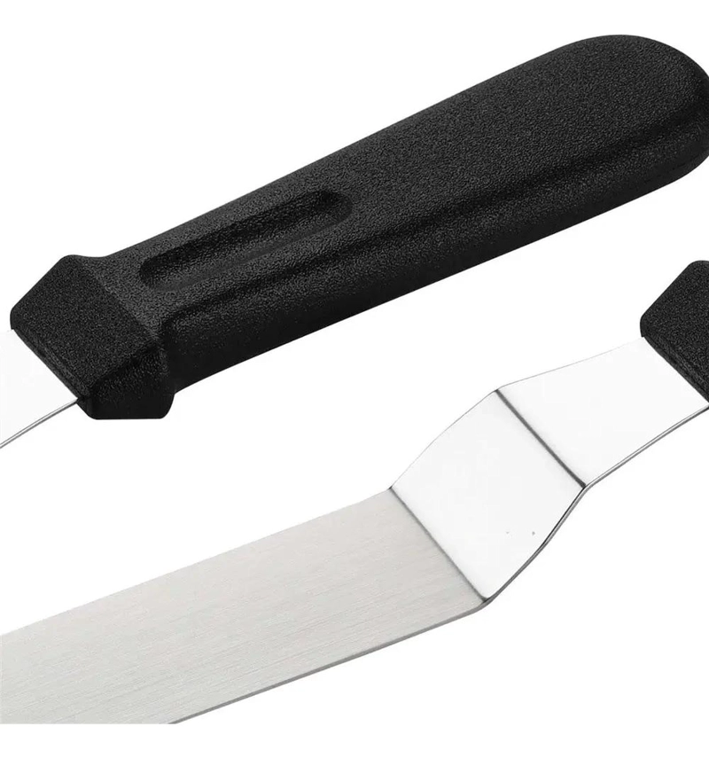 SET DE 3 ESPATULAS PARA REPOSTERIA CON DISEÑO CURVO PARA DECORACION - 5