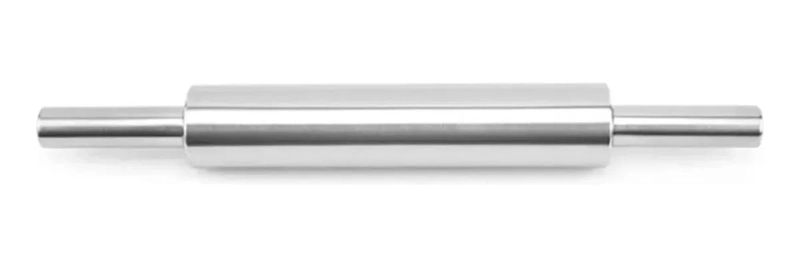 RODILLO DE ACERO INOXIDABLE CON RODAMIENTO DE 47 CM PARA REPOSTERIA - 4