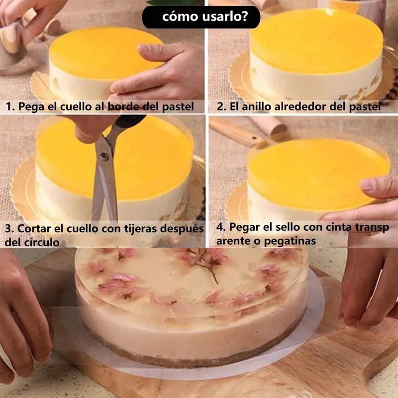 ROLLO DE ACETATO PARA REPOSTERIA 10 CM X 45 M PARA MOLDES - 3