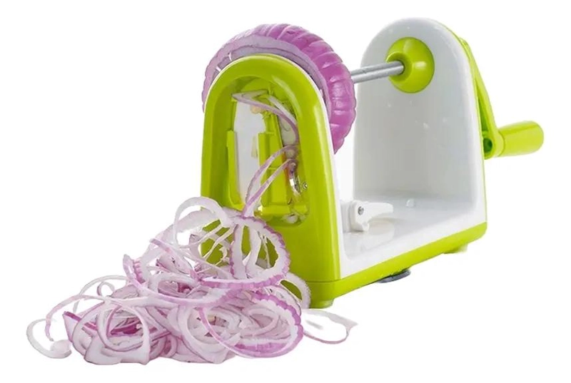 CORTADOR MULTIFUNCIONAL PARA VERDURAS CON ESPIRAL Y RALLADOR - 1