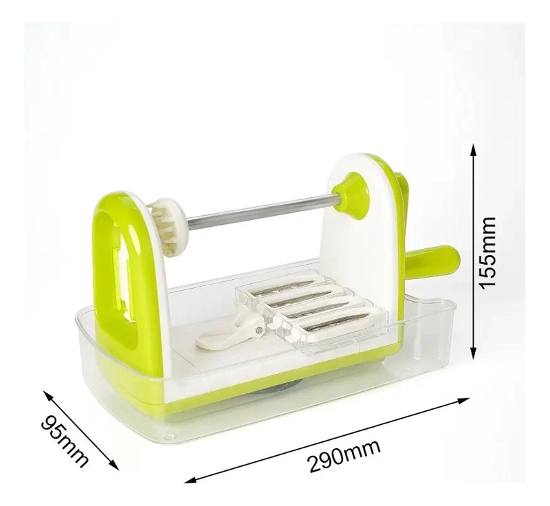 CORTADOR MULTIFUNCIONAL PARA VERDURAS CON ESPIRAL Y RALLADOR - 2