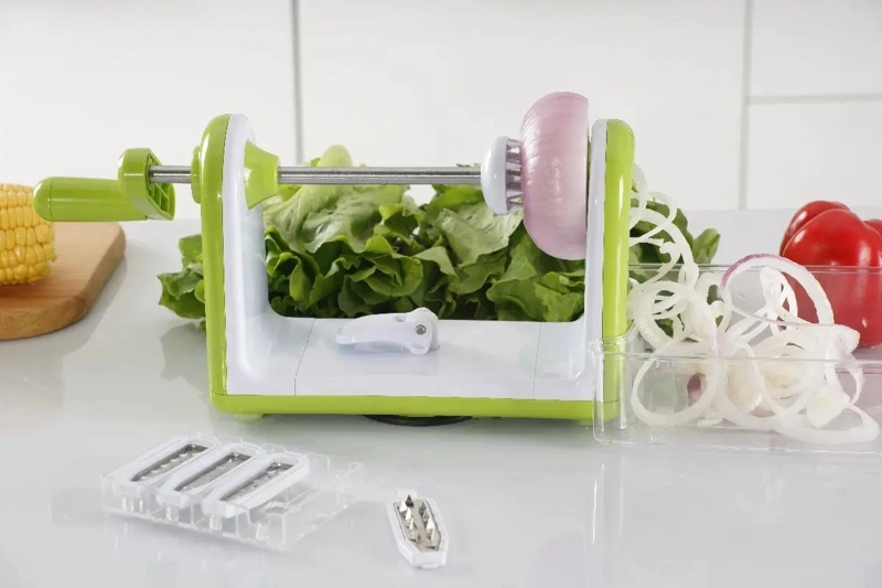 CORTADOR MULTIFUNCIONAL PARA VERDURAS CON ESPIRAL Y RALLADOR - 5