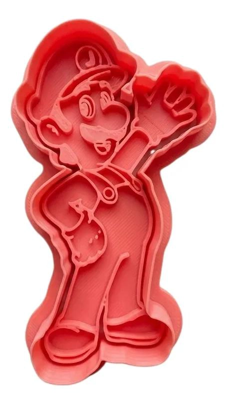 SET DE 6 CORTADORES DE GALLETAS CON SELLO TEMATICO DE PERSONAJES - 4