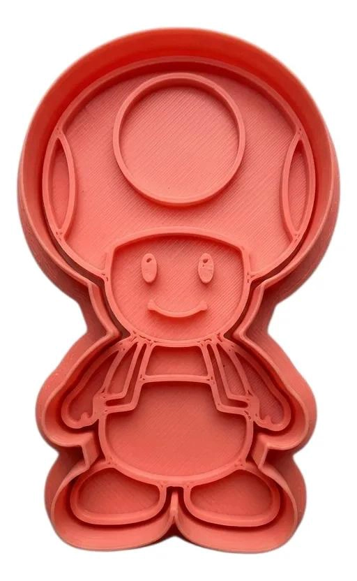 SET DE 6 CORTADORES DE GALLETAS CON SELLO TEMATICO DE PERSONAJES - 5