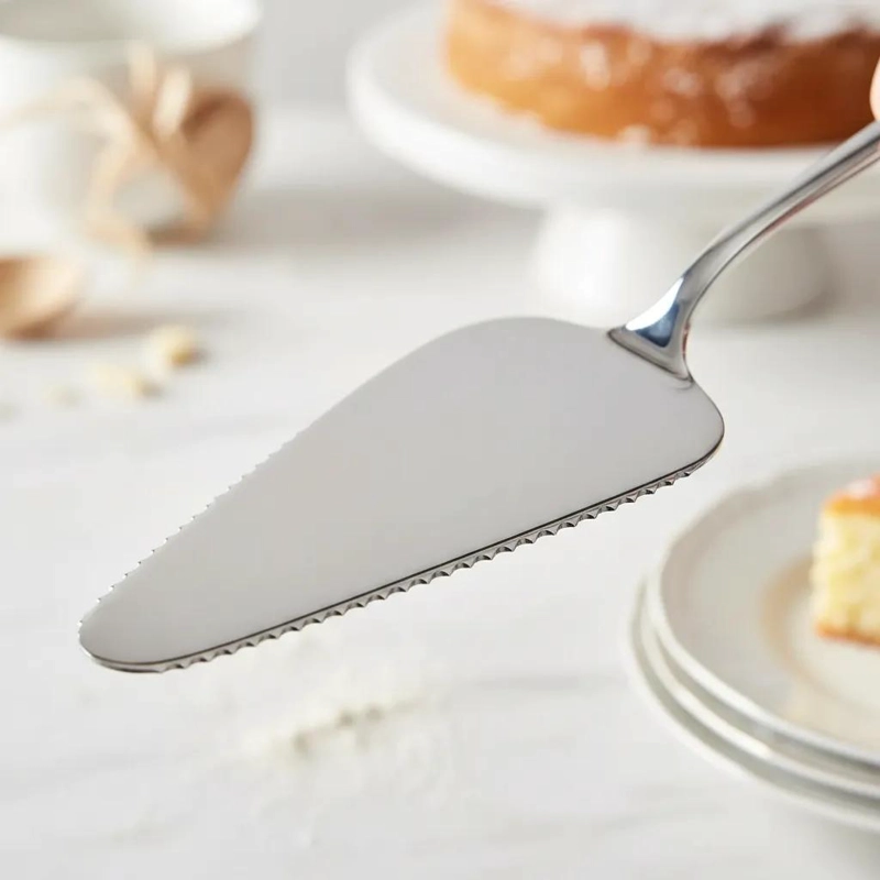 PALETA PARA TORTA DE ACERO INOXIDABLE CON MANGO ERGONOMICO - 4