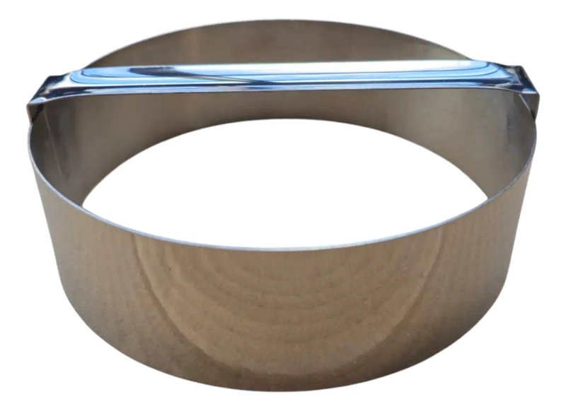 CORTADOR DE MASA DE ACERO INOXIDABLE CON DIAMETRO DE 16 CM - 1
