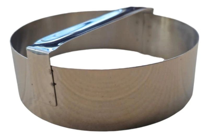 CORTADOR DE MASA DE ACERO INOXIDABLE CON DIAMETRO DE 16 CM - 2
