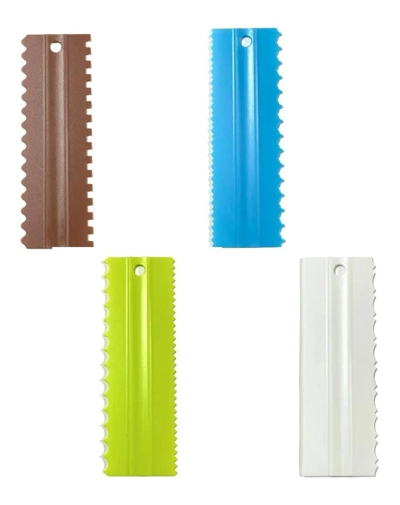 SET DE 4 ESPATULAS TEXTURIZADORAS PARA ACABADOS PROFESIONALES - 3