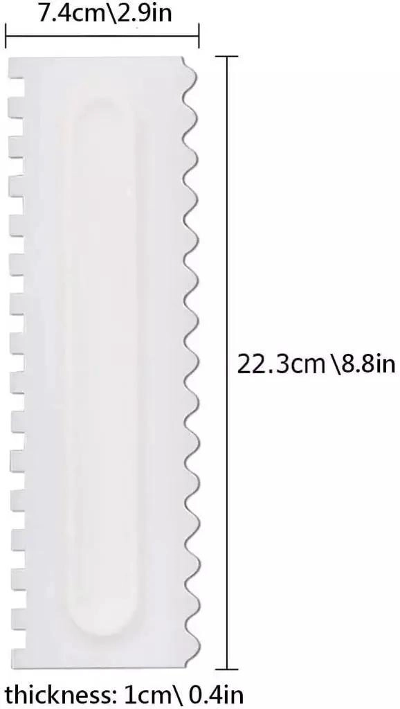 SET DE 4 ESPATULAS TEXTURIZADORAS PARA ACABADOS PROFESIONALES - 5
