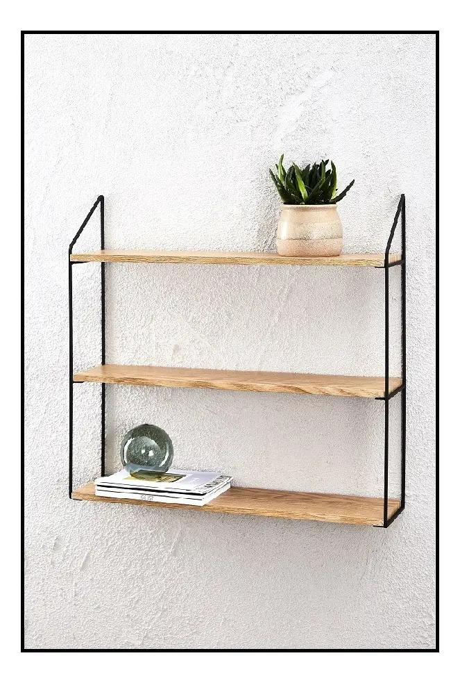 REPISA DE 3 NIVELES CON ESTRUCTURA METALICA Y BASE MDF RESISTENTE - 3