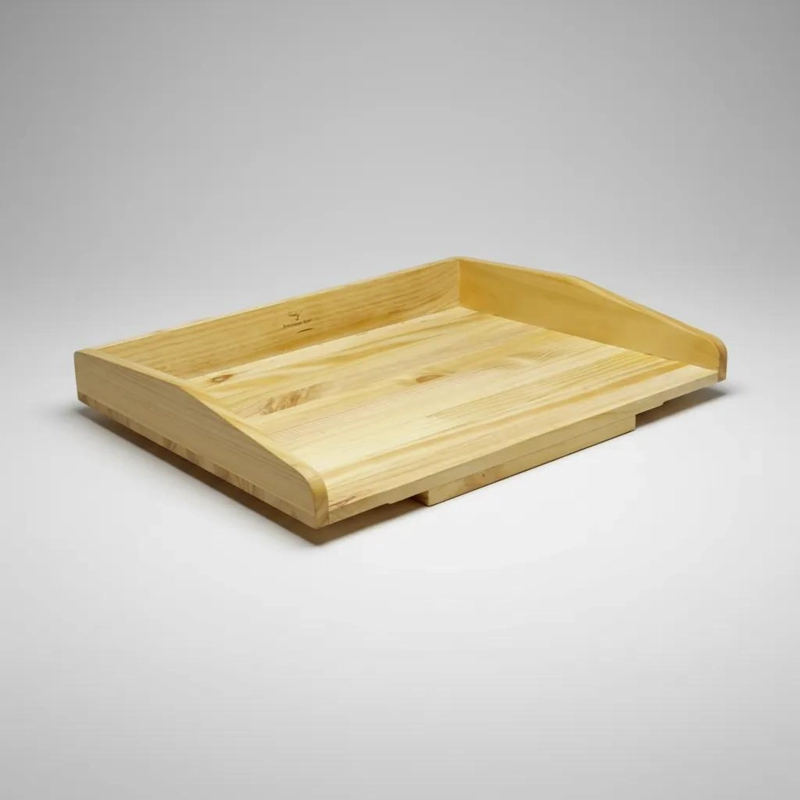 TABLA DE AMASAR DE MADERA NATURAL 70X43 CM PARA REPOSTERIA Y COCINA - 5