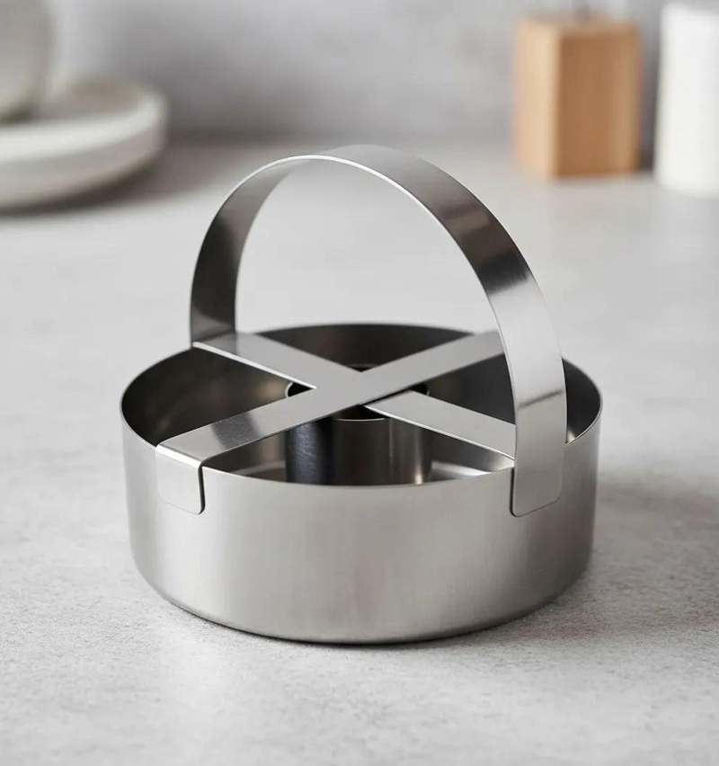 CORTADOR PARA DONAS DE 10 CM EN ACERO INOXIDABLE RESISTENTE - 4