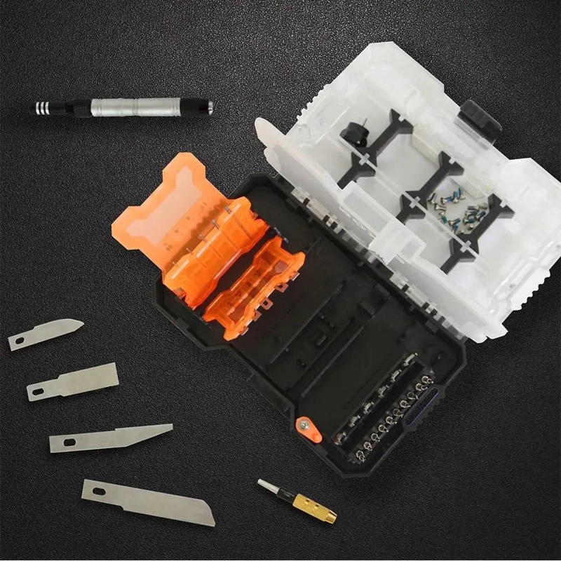 SET DE DESTORNILLADORES Y BROCAS DE PRECISION 34 PIEZAS - 2