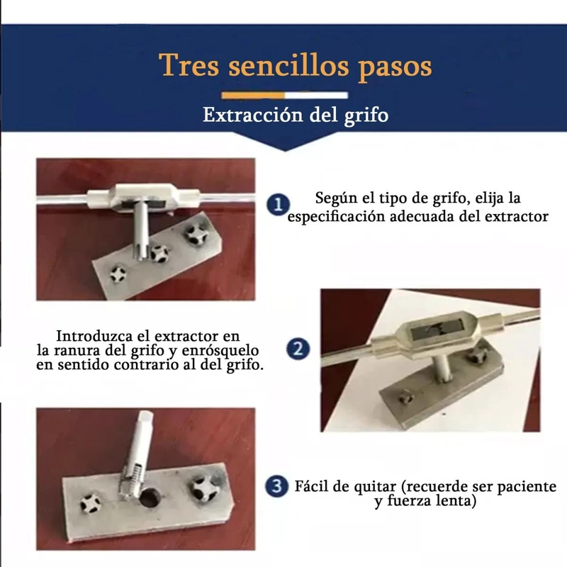 EXTRACTOR DE TORNILLOS 10 PIEZAS ACERO ALTA VELOCIDAD - 6