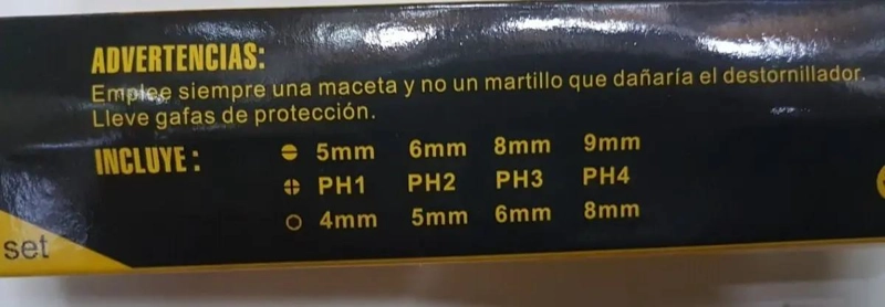 DESTORNILLADOR DE IMPACTO 14 PIEZAS - 4
