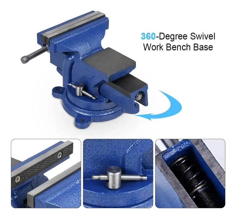 TORNILLO DE BANCO PESADO 5 PULGADAS AZUL - 6