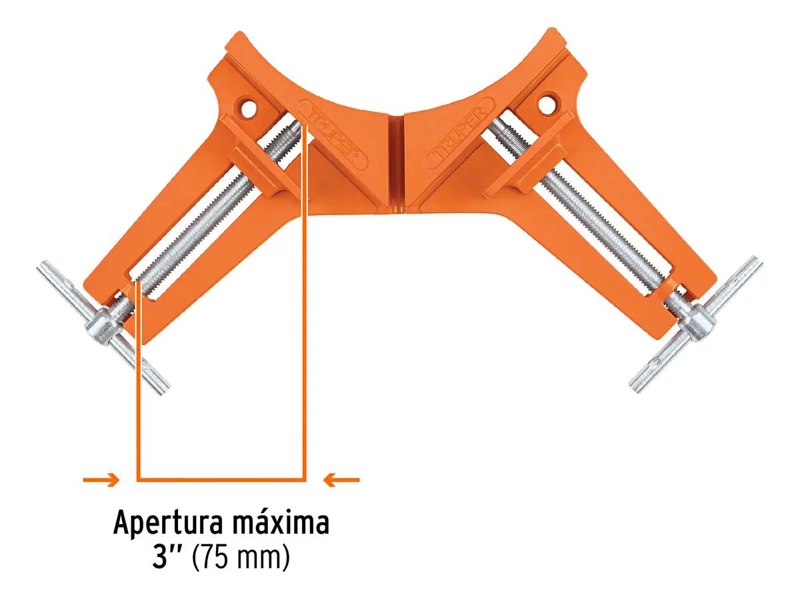 PRENSA ESQUINERA DE ALUMINIO 3'' PARA CARPINTERIA - 8