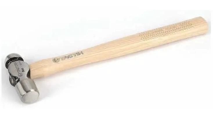 MARTILLO MECANICO FORJADO CON MANGO DE NOGAL 450 GRS - 1