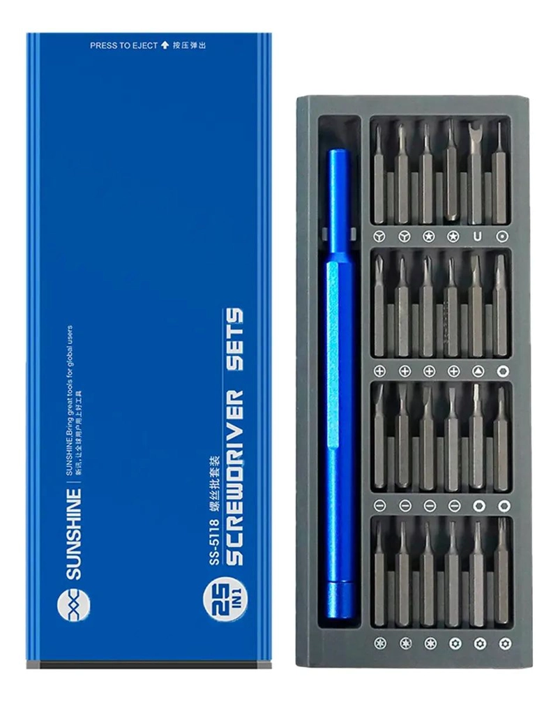 DESTORNILLADOR CON 25 PUNTAS INTERCAMBIABLES - 1