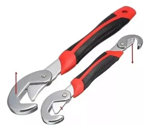 LLAVE AJUSTABLE DE ACERO AL CROMO MATE - 1