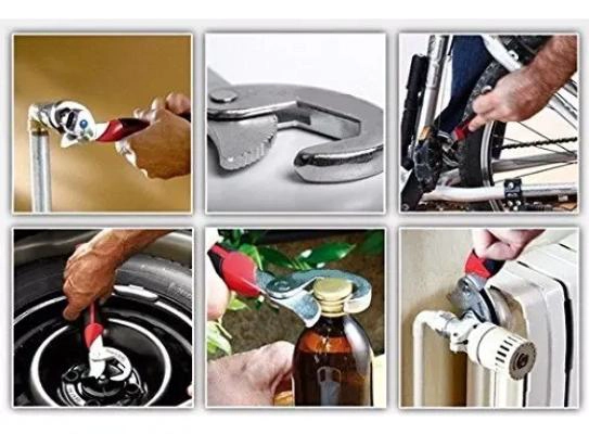 LLAVE AJUSTABLE DE ACERO AL CROMO MATE - 7