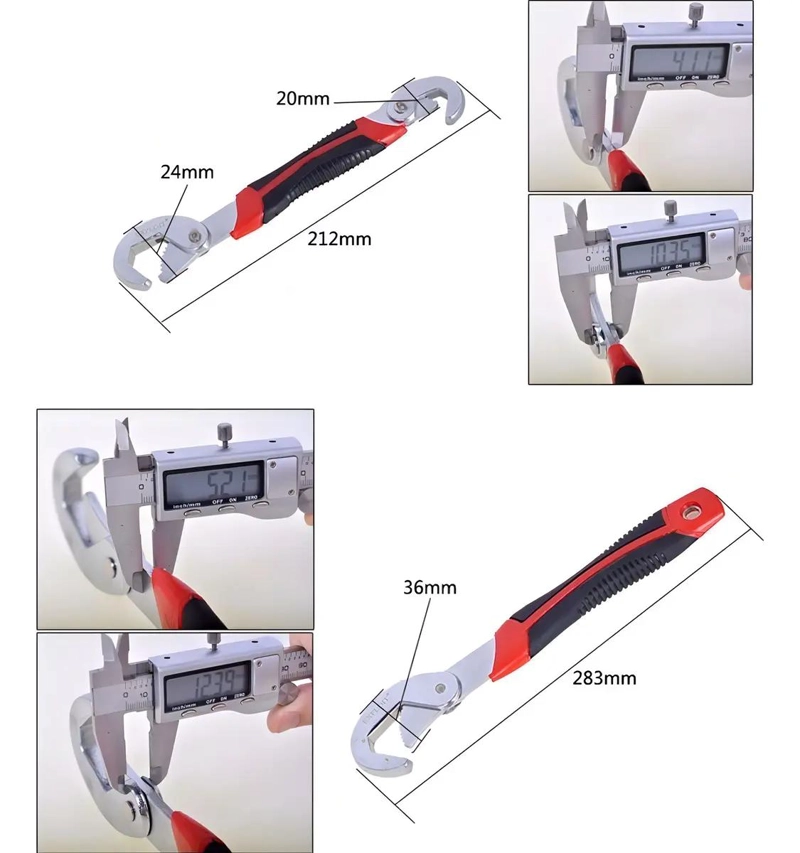 LLAVE AJUSTABLE DE ACERO AL CROMO MATE - 8