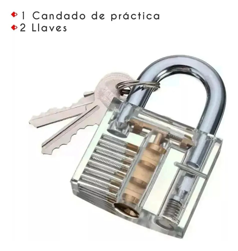 KIT 17 PIEZAS CERRAJERIA CON GANZUAS Y CANDADO - 4