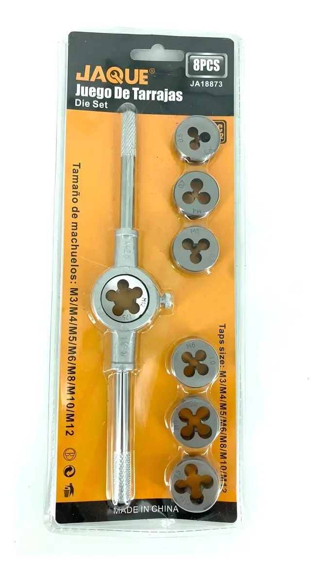 MACHO JAQUE MILIME TRICO HIERRO PLATEADO SET M3 A M12 - 2