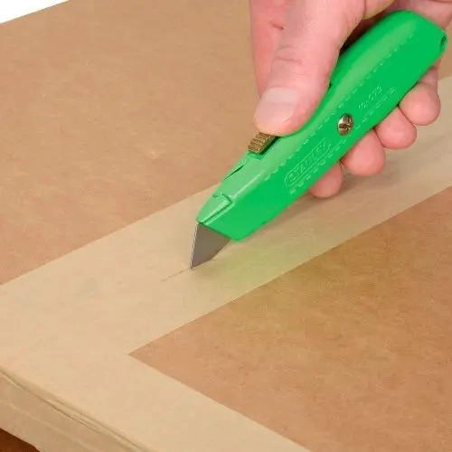 CUCHILLO RETRACTIL 3 HOJAS VERDE LIMA - 5