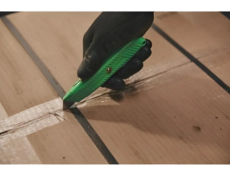 CUCHILLO RETRACTIL 3 HOJAS VERDE LIMA - 6