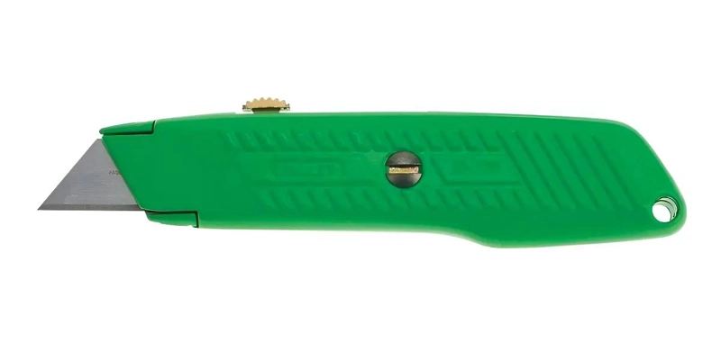 CUCHILLO RETRACTIL 3 HOJAS VERDE LIMA - 8