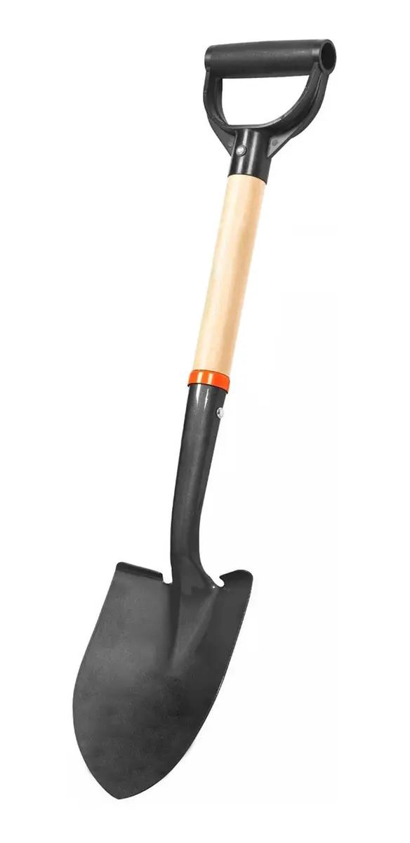PALA DE ACERO FORJADO CON MANGO DE MADERA - 1