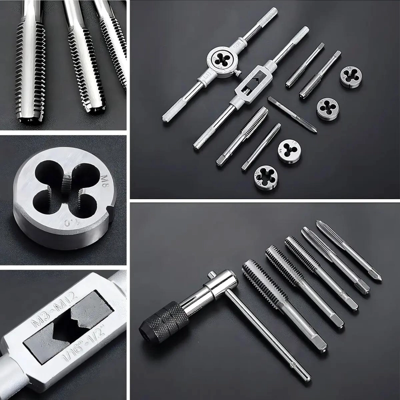 SET MACHUELOS Y TERRAJA ME TRICO 40PC ACERO M3-M12 - 3