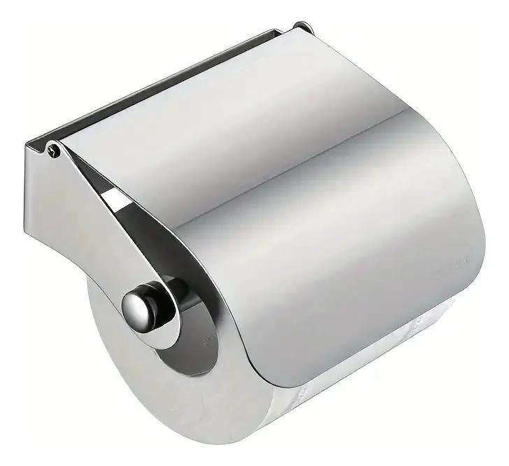 SOPORTE DE PAPEL HIGIE NICO DE ACERO INOXIDABLE PARA BAÑO - 1