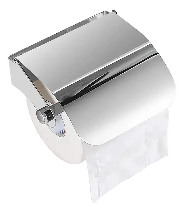 SOPORTE DE PAPEL HIGIE NICO DE ACERO INOXIDABLE PARA BAÑO - 5