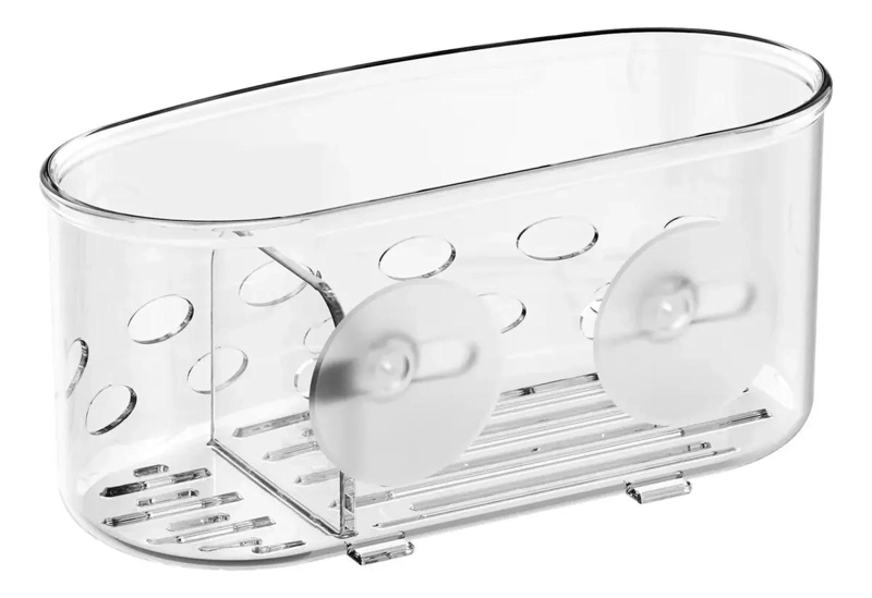 ORGANIZADOR DE DUCHA TRANSPARENTE PARA BAÑO MODERNO - 2