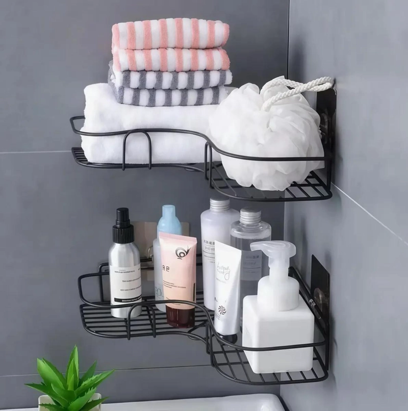 ESTANTE ORGANIZADOR DE DUCHA CON 3 CESTAS PARA BAÑO - 1