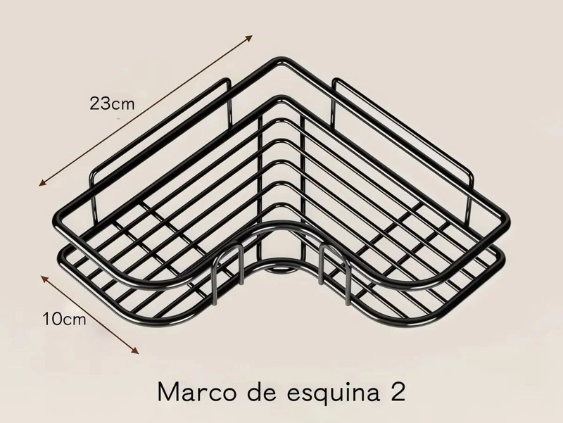 ESTANTE ORGANIZADOR DE DUCHA CON 3 CESTAS PARA BAÑO - 2