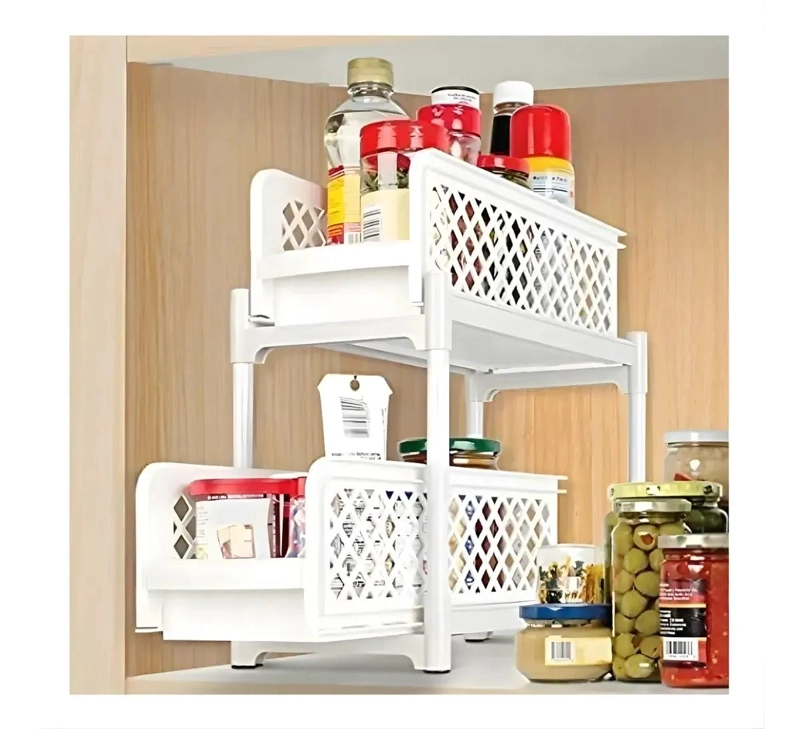 ESTANTE MULTIUSO DE 2 NIVELES PARA COCINA Y BAÑO - 3